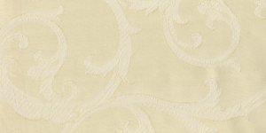 143 - 3432 damascato crema con profili in tinta