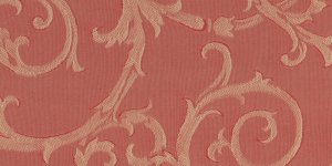 630 - 3436R damascato rosso antico con disegno oro