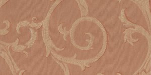633 - 3434R damascato cannella chiaro con disegno dorato