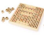 <font color=red><b>Sudoku</b></font>, Gioco in legno, Incl. 108 indovinelli con soluzioni.<br>Misure