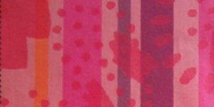 CLAIRETTE - fantasia corallo 100%cotone doppia spalmatura impermeabile