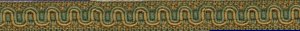195 - 3350 verde/oro 2,3cm.