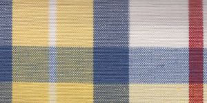 Old America scozzese blu/giallo/rosso Tinto in filo 52%cotone 48%poliestere - g/mq240