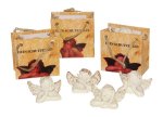 <font color=red><b>Angeli custodi in ceramica </b></font> <br>Contenuti in decorative borsette, ques