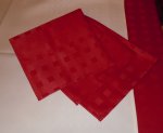 <font color=red><b>Tovagliolo</b></font> tessuto num.1701 - Hi-Tec raso no stiro quadri bordeaux
10