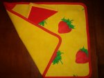 <font color=red><b>TOVAGLIETTA all'americana</b></font>, con orlo rifinito con sbieco (cm.35x45).<br