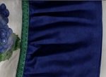 <font color=red><b>DETTAGLIO</b></font> di modello con bordura arricciata + passamaneria. <BR><br>Te